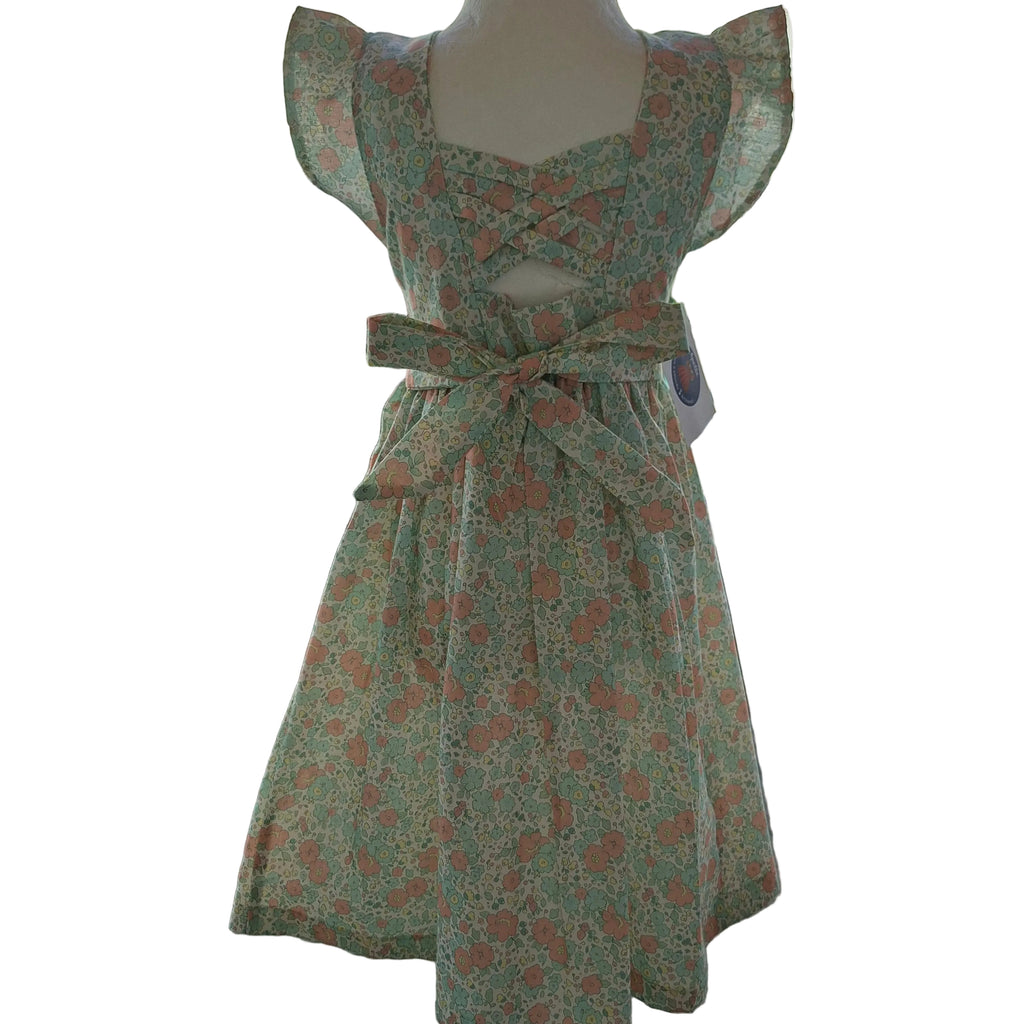 Robe à smocks imprimé floral