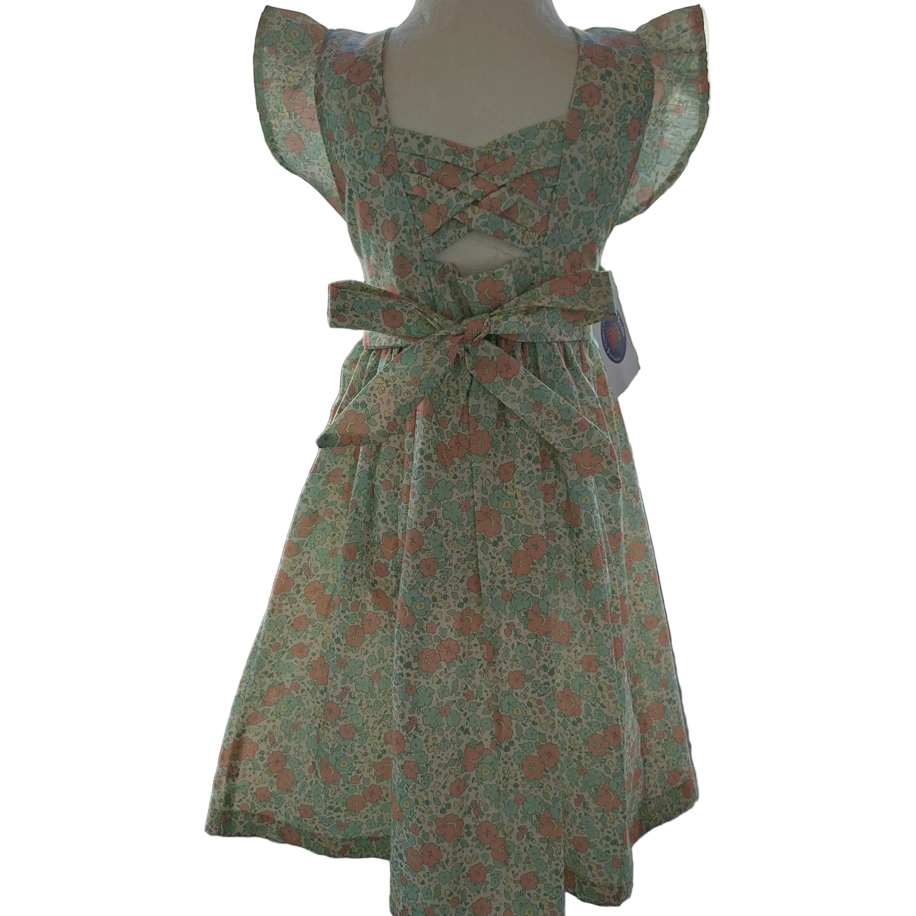 Robe à smocks imprimé floral