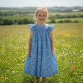 Robe à smocks Charlotte, coupe ample