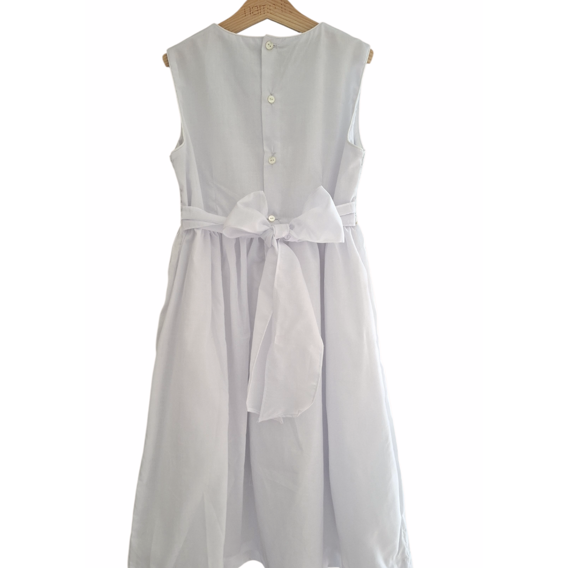 Robe de cérémonie. Robe communion. Robe demoiselle d’honneur. Robe blanche pour fille