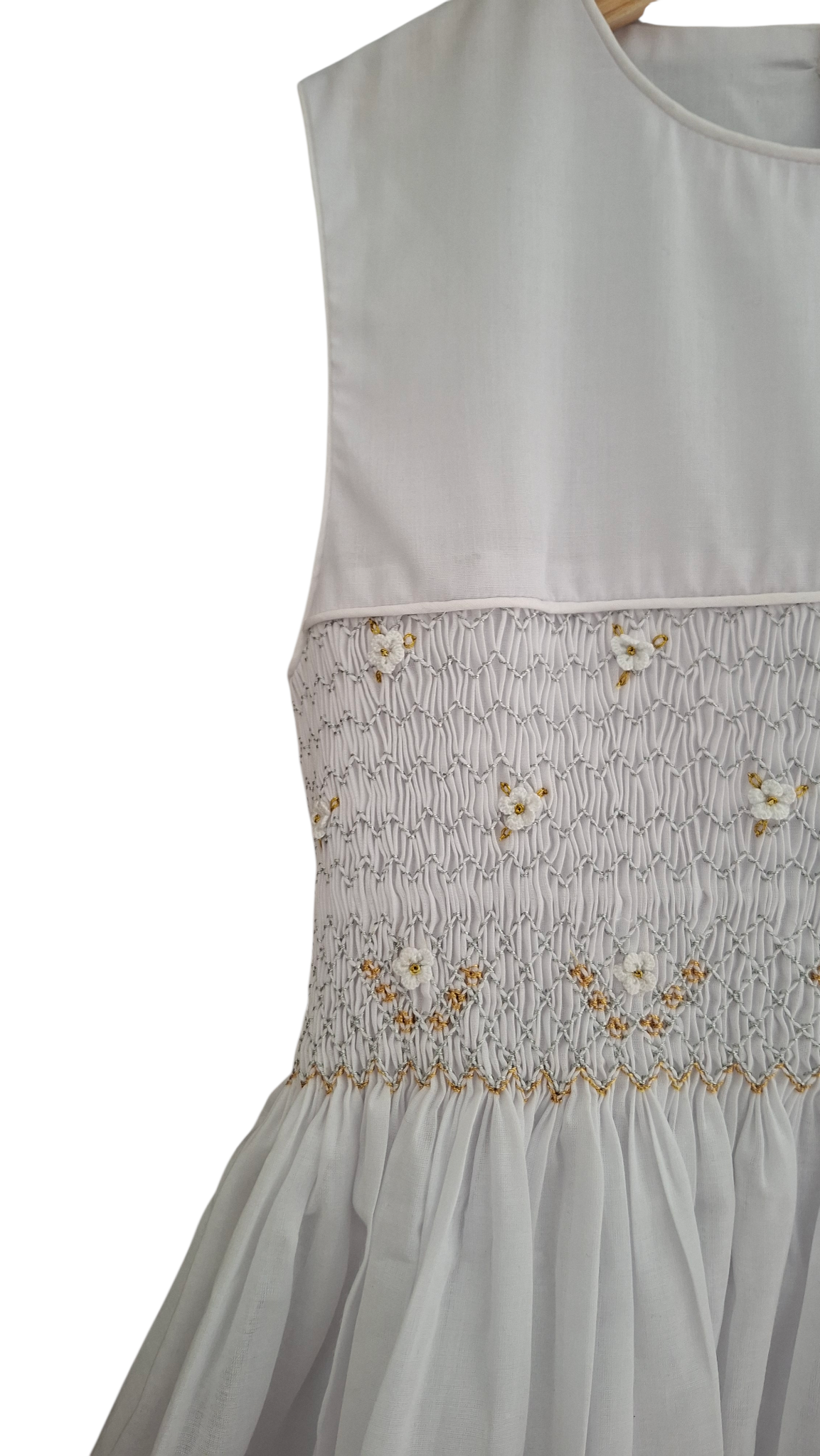 Robe de cérémonie. Robe communion. Robe demoiselle d’honneur. Robe blanche pour fille
