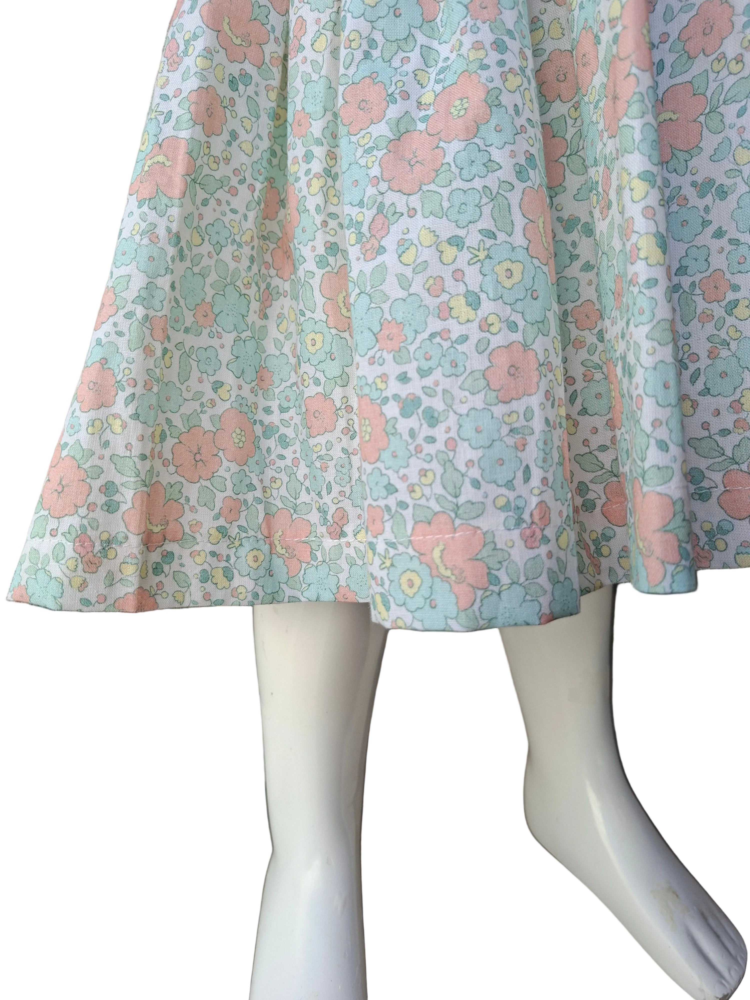 Robe à smocks imprimé floral