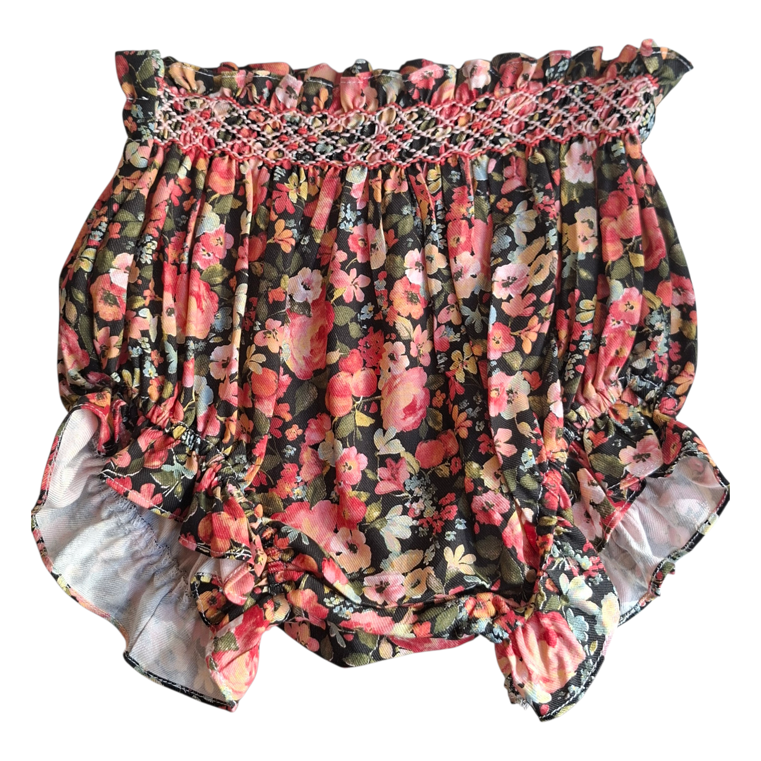 Bloomers smockés.